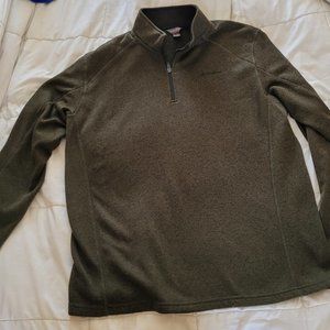 Lot of 2 Eddie Bauer Fleece Sweaters 1/4 Zip (XLT)